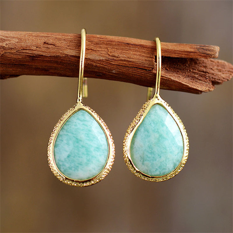 Peaceful Goddess Amazonite  Earrings