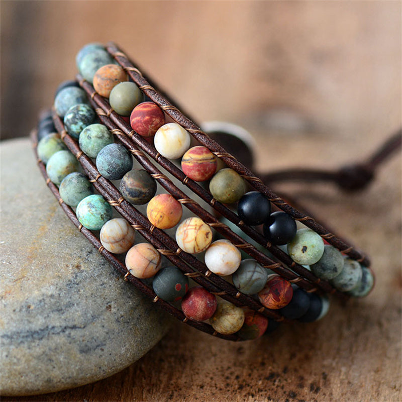 Vintage Love Leather Bracelet