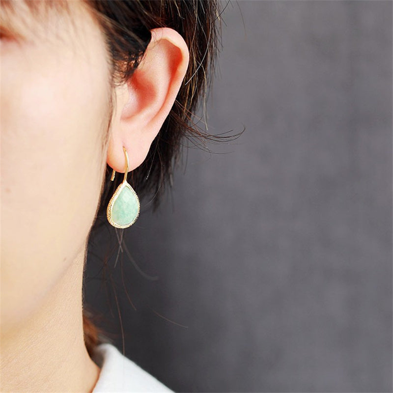Peaceful Goddess Amazonite  Earrings