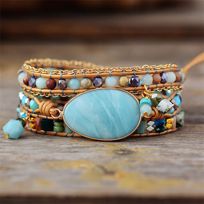 Prosperity Jade Wrap Bracelet