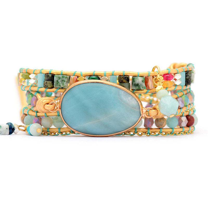 Prosperity Jade Wrap Bracelet